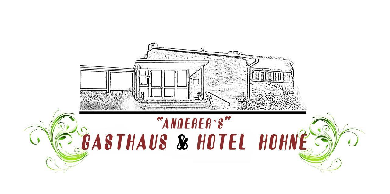 "Anderer'S" Gasthaus & Hotel Hohne ภายนอก รูปภาพ